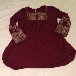 Maroon Tunic